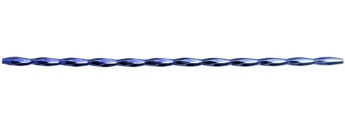 Keys - barley - shiny blue (12 pcs)