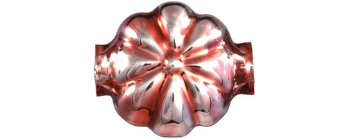 F329 - flower - shiny pink (12 pcs)