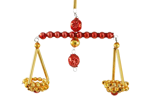 Libra - Christmas tree ornament