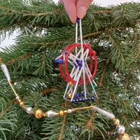 Christmas ornament Ferris wheel (1)