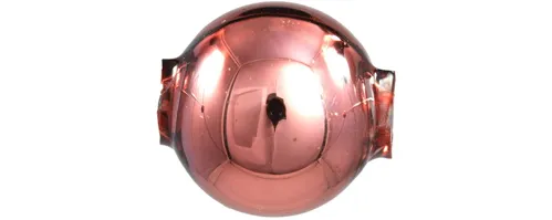 Round bead - 14 mm - shiny pink (12 pcs)