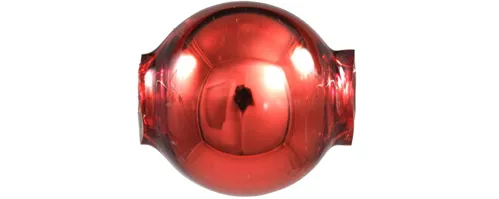 Round bead - 12 mm - shiny red (30 pcs)