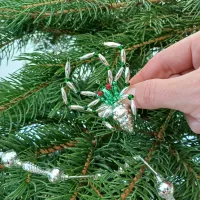 Spider on a stick - Christmas tree ornament (1)