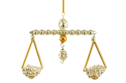 Libra - Christmas tree ornament