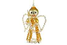 Angel with a candle - Christmas tree decoration