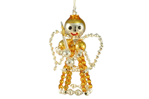 Angel with a candle - Christmas tree decoration