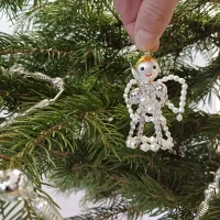 Angel with a candle - Christmas tree decoration (1)