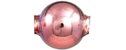 Round bead - 20 mm - shiny pink (3 pcs.)