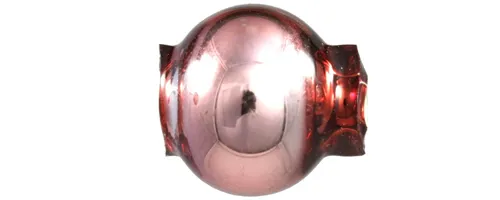 Round bead - 8 mm - shiny pink (60 pcs)