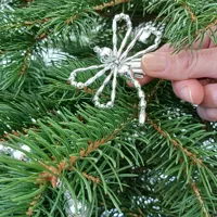 Dragonfly on a clip - Christmas tree ornament (1)