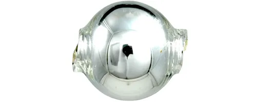 Round bead - 12 mm - silver (30 pcs)
