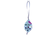 Egg with a bow
