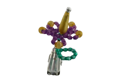 Christmas ornament Flower on a clip
