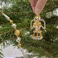 Angel with a candle - Christmas tree decoration (1)
