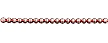 Keys - round 6mm - shiny pink (6 pcs)