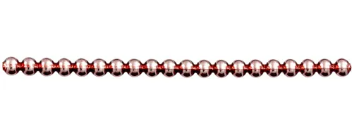 Keys - round 6mm - shiny pink (6 pcs)