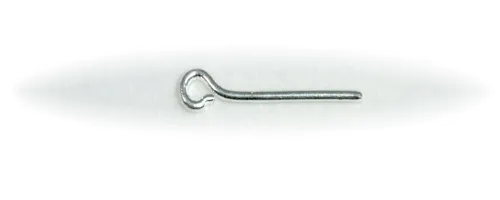 Ring needle 15 mm - silver (30 pcs)