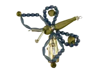 Christmas ornament Bow tie on a clip