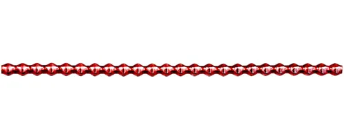 Keys - 5mm - shiny red (12 pcs)