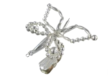 Bow tie on a clip - Christmas tree ornament