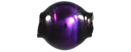Round bead - 4 mm - shiny purple (60 pcs)