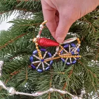 Christmas ornament - Motorcycle (1)