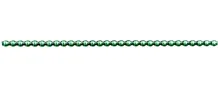 Keys - round 4mm - shiny green (12 pcs)