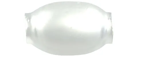 Acorn 7 mm - matte white (60 pcs)