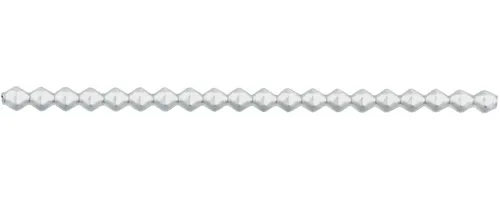 Keys - 6mm - matt white (6 pcs)