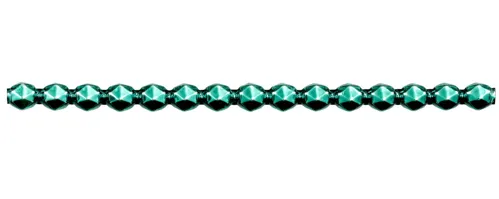 Keys - 8mm - shiny green (6 pcs)