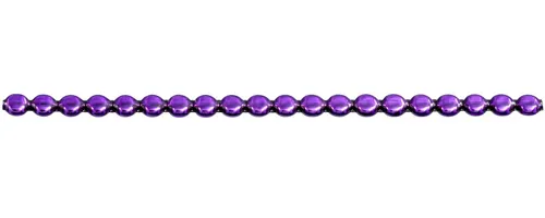 Keys - lens 6mm - shiny purple (12 pcs)