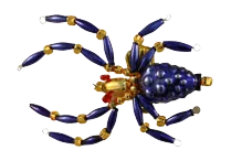 Spider on a stick - Christmas tree ornament