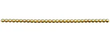 Keys - round 4mm - shiny yellow (12 pcs)
