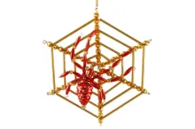 Spider in a web - Christmas tree ornament