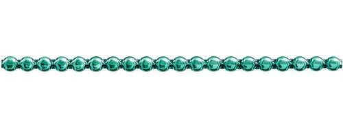 Keys - lens 6mm - shiny green (12 pcs)