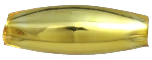 Oats 8 mm - shiny yellow (60 pcs)