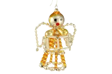 Angel with a book - Christmas tree ornament
