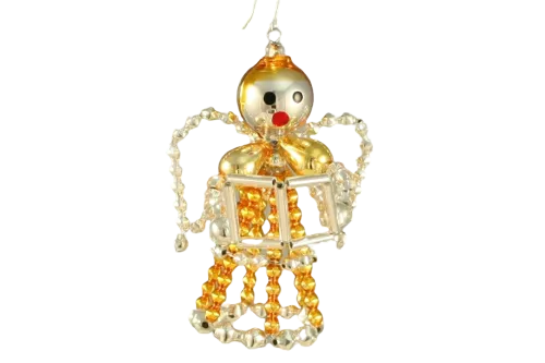 Angel with a book - Christmas tree ornament