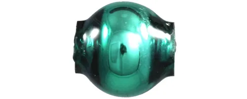 Round bead - 5 mm - shiny green (60 pcs)