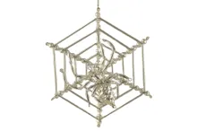 Spider in a web - Christmas tree ornament