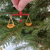 Libra - Christmas tree ornament (1)
