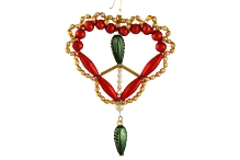 Heart - Christmas tree ornament