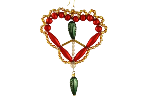 Heart - Christmas tree ornament
