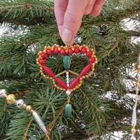 Heart - Christmas tree ornament (1)