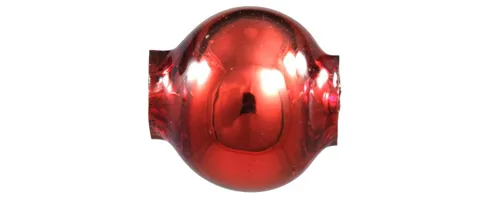 Round bead - 7 mm - shiny red (60 pcs)