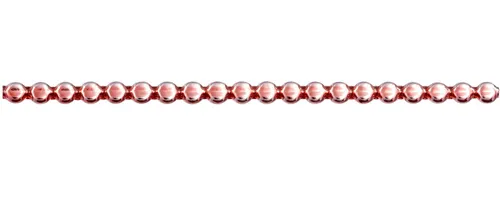 Keys - lens 6mm - shiny pink (12 pcs)