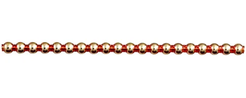 Keys - round 6mm - shiny orange (6 pcs)