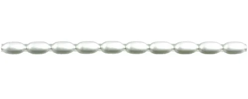 Keys - acorn 11mm - matt white (6 pcs)