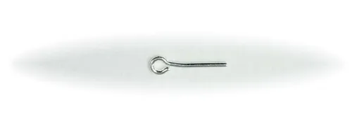 Ring needle 12 mm - silver (30 pcs)