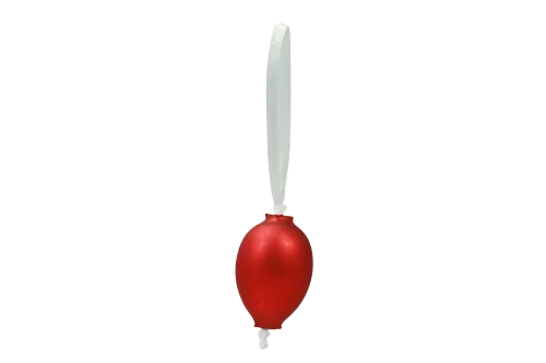 Colorful egg on a ribbon